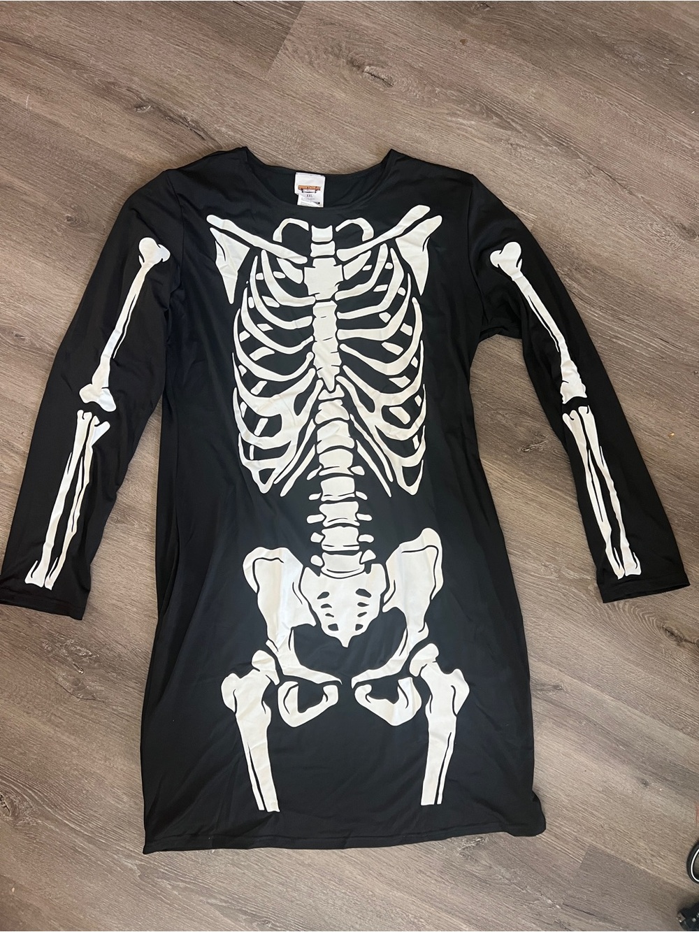 Spooktacular Creations Long Sleeve Skeleton Dress Halloween Costume Women's XXL